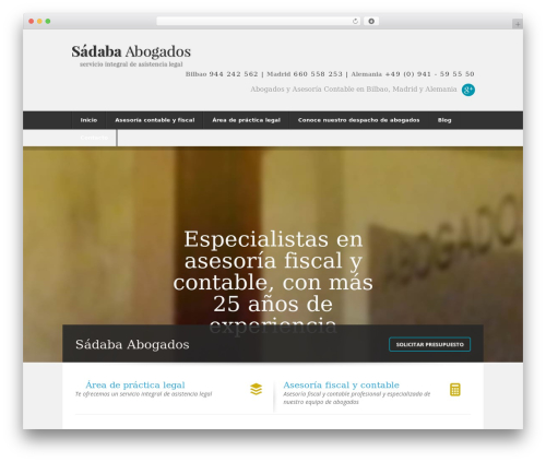Broadway theme WordPress - sadabaabogados.es