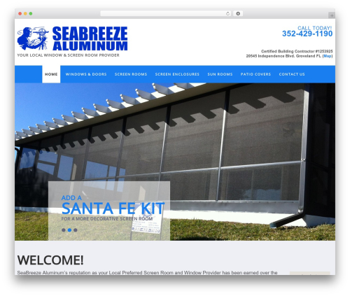 cherry premium WordPress theme - seabreezealuminum.com