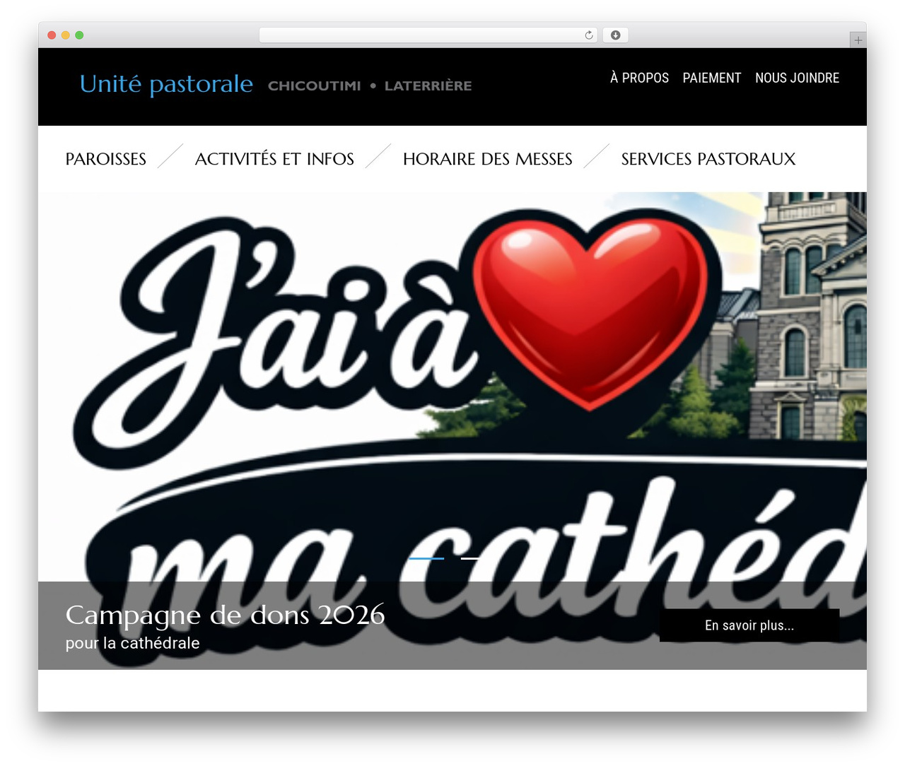 Dévicom WordPress page theme - unitepastorale.org Dévicom WordPress page theme - unitepastorale.org