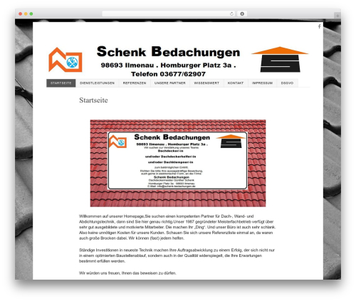 Imprint theme WordPress - schenk-bedachungen.de Imprint theme WordPress - schenk-bedachungen.de