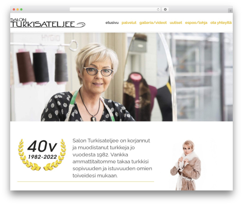 Kapteeni WordPress theme - salonturkisateljee.fi