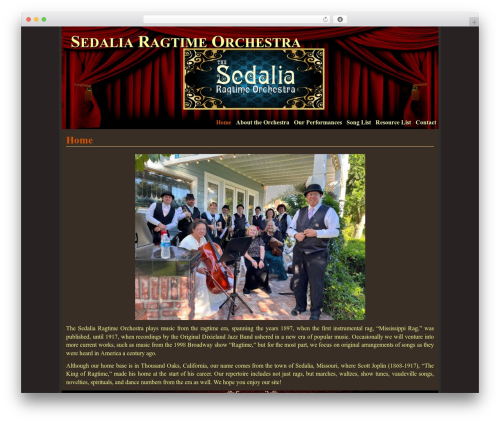 Mad Meg theme WordPress - sedaliaragtime.com