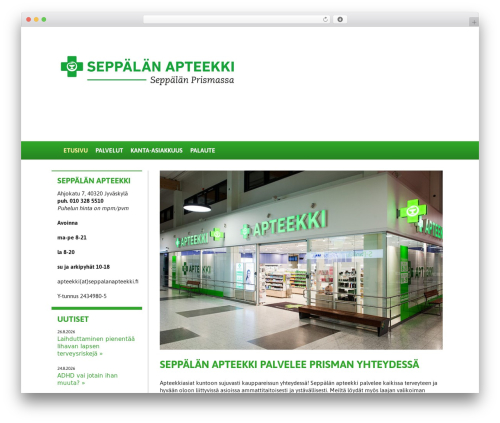 Primus Mini theme WordPress - seppalanapteekki.fi