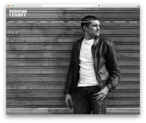 Roadie WordPress theme design - sebastienlegoff.com