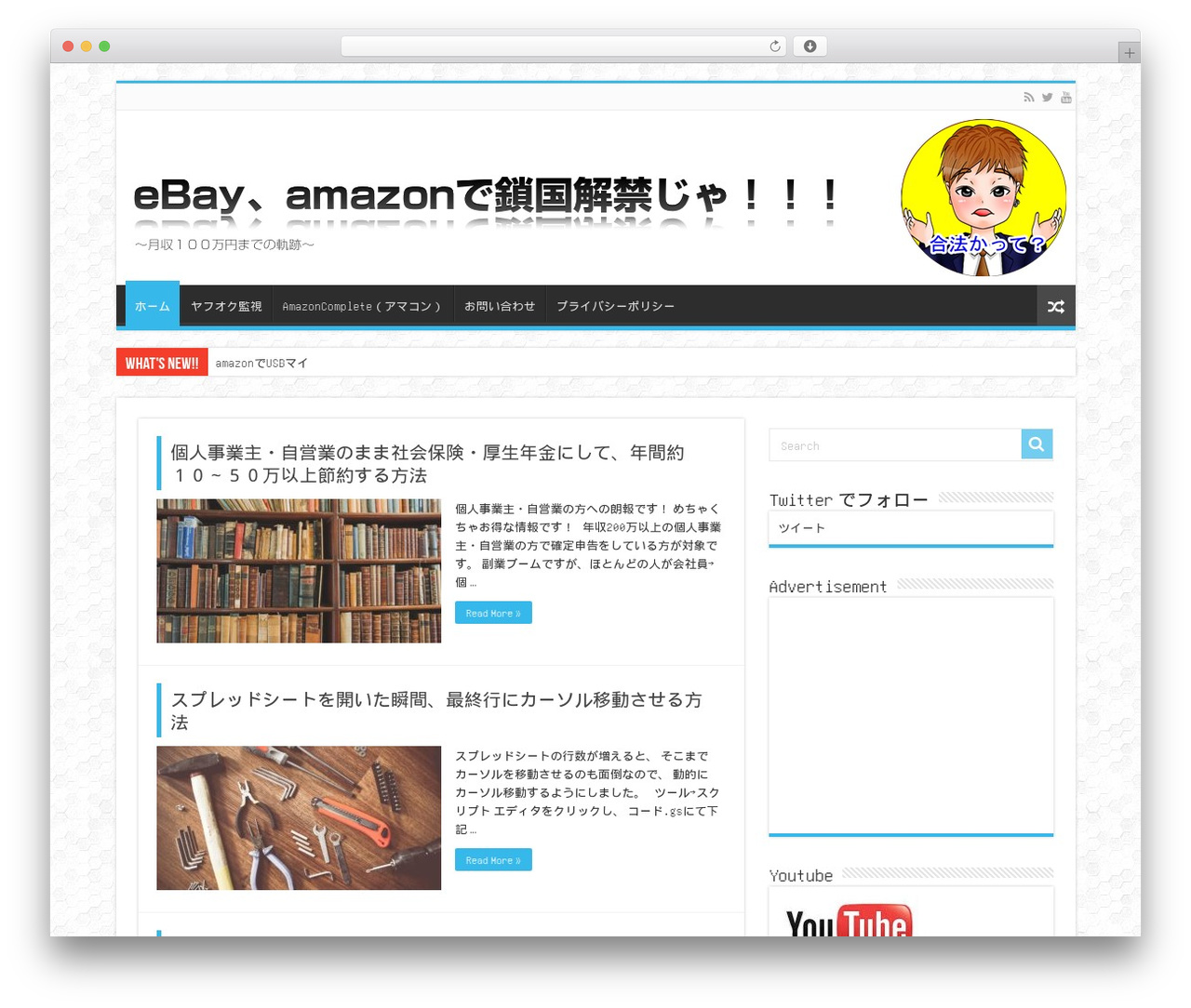 Sahifa WordPress theme - sakata-akisato.com