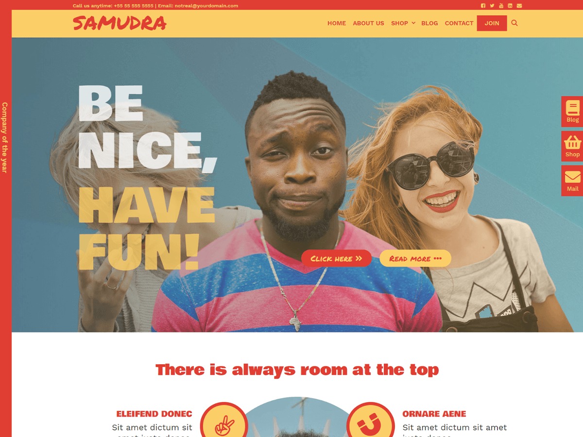 Samudra WordPress theme Samudra WordPress theme