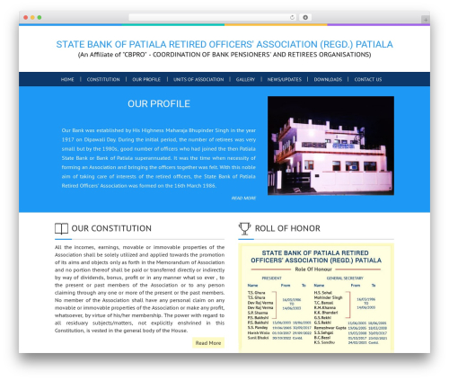 SBPRETDPTA Responsive theme WordPress - sbpretdpta.com