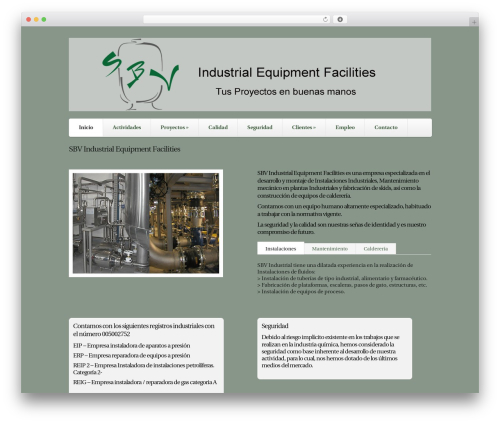 Skeleton theme WordPress - sbvindustrial.com