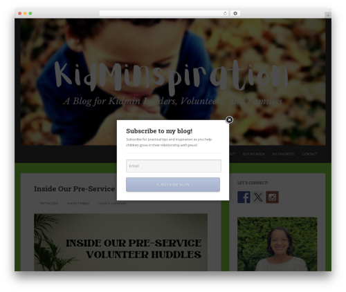 Email Subscription Popup (email-subscribe) free WordPress plugin - kathiephillips.com