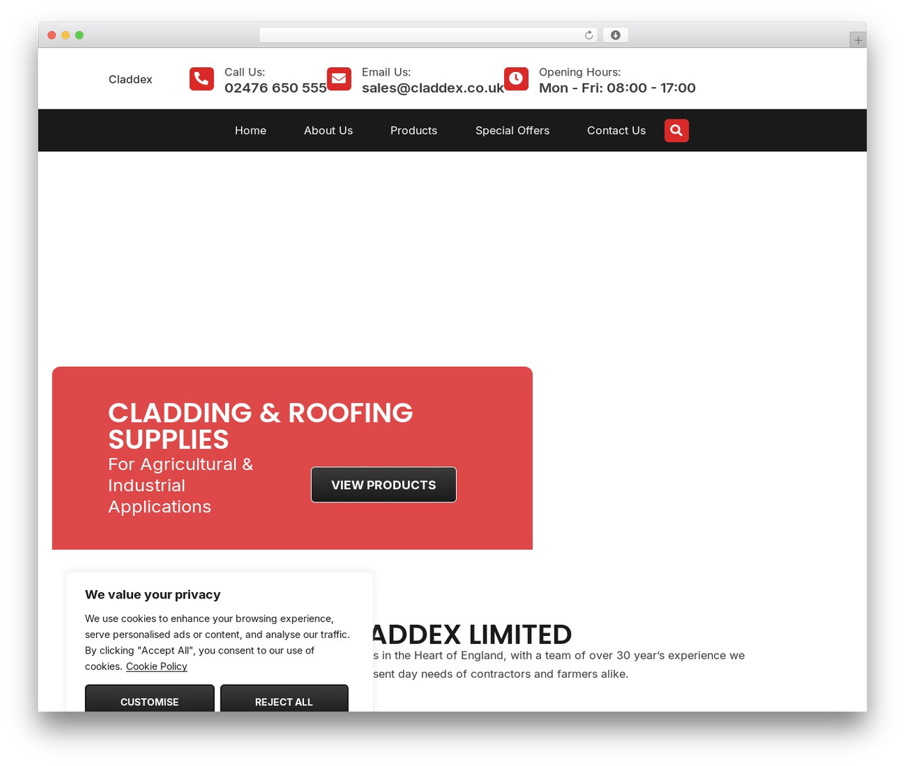 Theme WordPress Hello Elementor - claddex.co.uk