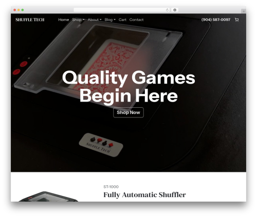 Theme WordPress brunson - shuffletech.com