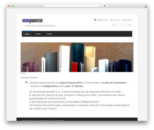 TopBest WordPress page theme - semplastik.it