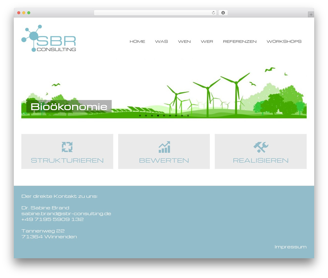 Virtue - Premium theme WordPress - sbr-consulting.de