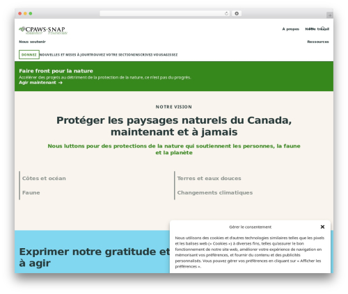 Website Theme WordPress theme - snapcanada.org