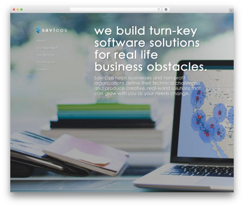 Wordpress Foundation WP theme - saviops.com