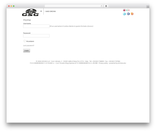 WordPress theme Giessegi - sal.w3.giessegi.com