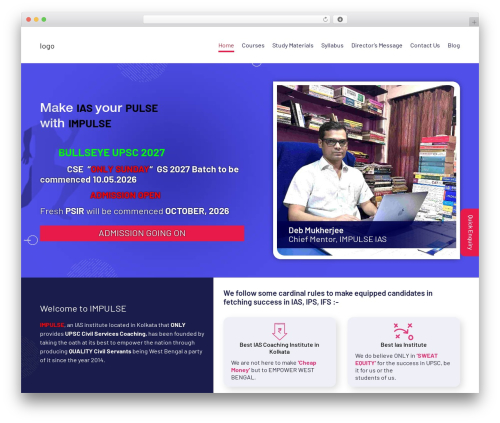WordPress theme Impulse Theme - impulsecs.com