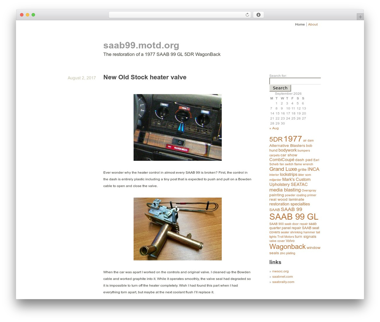WordPress theme Minimous - saab99.motd.org