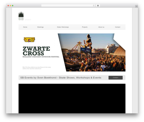 WordPress theme Pitch Premium - sb-events.nl
