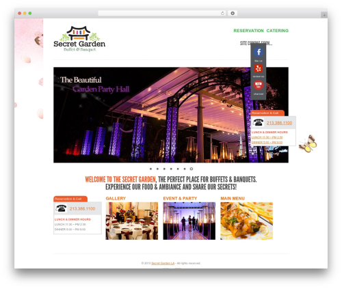 WordPress theme Purity - secretgardenla.com