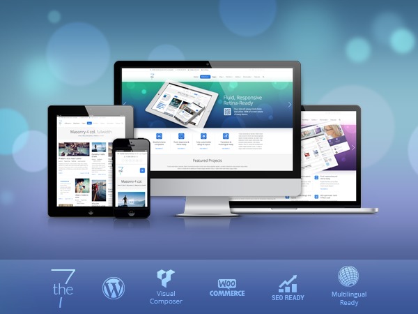 WordPress theme The7 WordPress theme The7