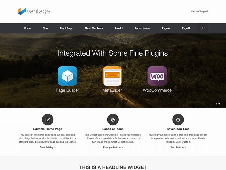 WordPress theme Vantage_Child_Theme