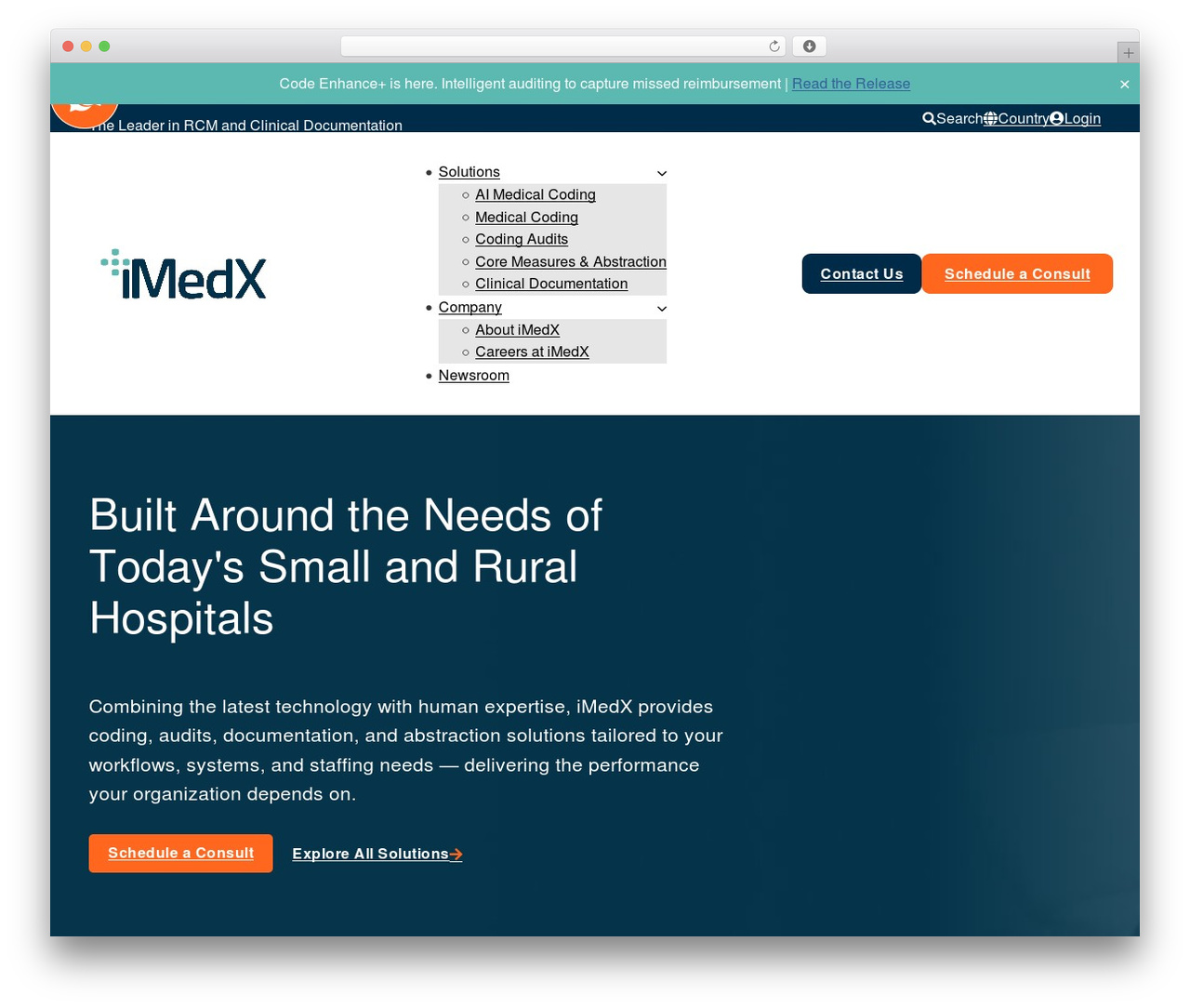 WordPress website theme Bricks Child Theme - imedx.com