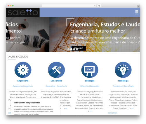 WP theme Tema Smart - saletto.com.br