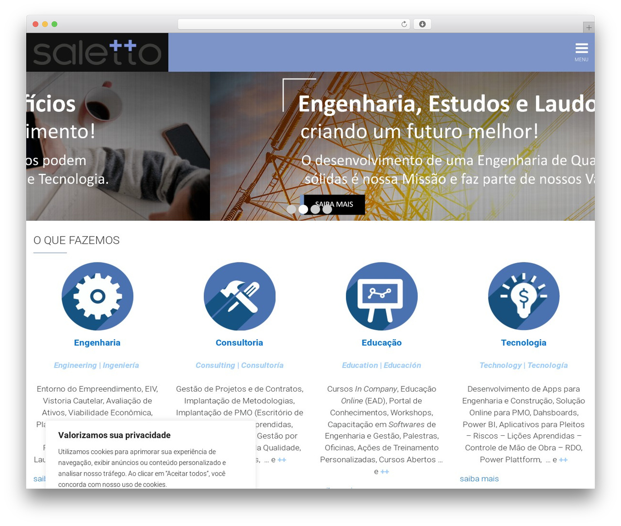 WP theme Tema Smart - saletto.com.br WP theme Tema Smart - saletto.com.br