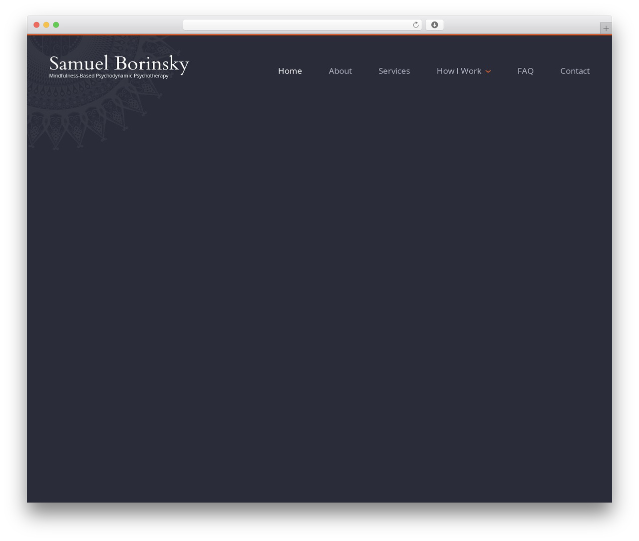 WP theme Samuel Borinsky - samuelborinsky.com
