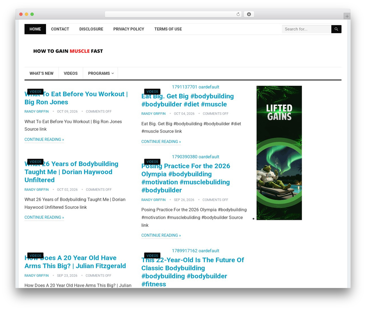 YT Evolution WordPress theme - fastgainmuscle.com YT Evolution WordPress theme - fastgainmuscle.com