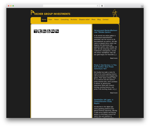 Archer WP Theme WordPress theme - archergroupinvestments.com