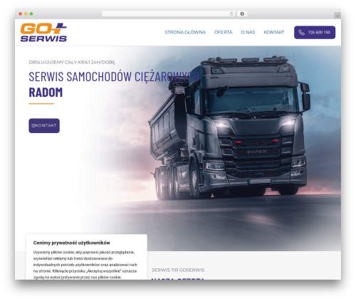 Astra WordPress theme - goserwis.com.pl