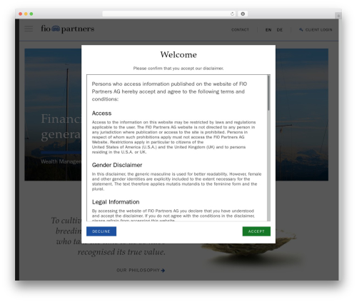 Gridzy WordPress plugin - fio-partners.ch