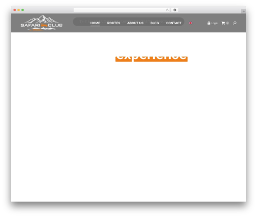 Best WordPress theme The7 - safariclub.gr