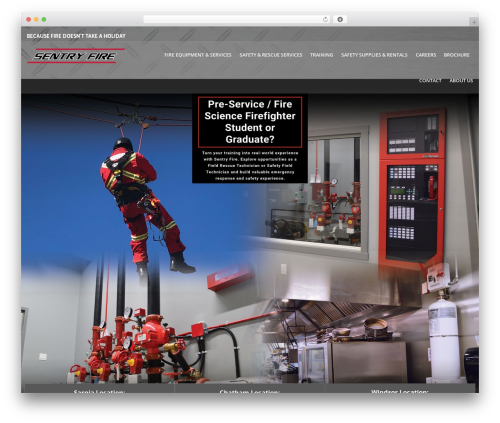Billio top WordPress theme - sentryfire.ca