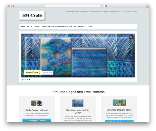BizTheme WordPress theme - sandimarshall.com