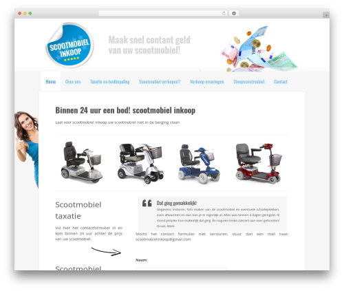 Page layout builder WordPress plugin - scootmobielinkoop.nl