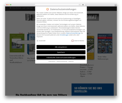 chapterone theme WordPress - buchhandlung-donat.de