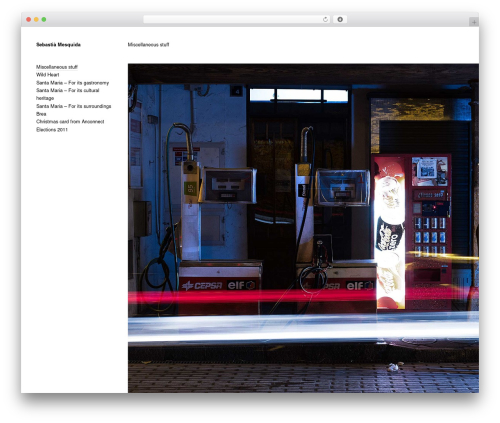 COLr WordPress theme design - sebastiamesquida.com