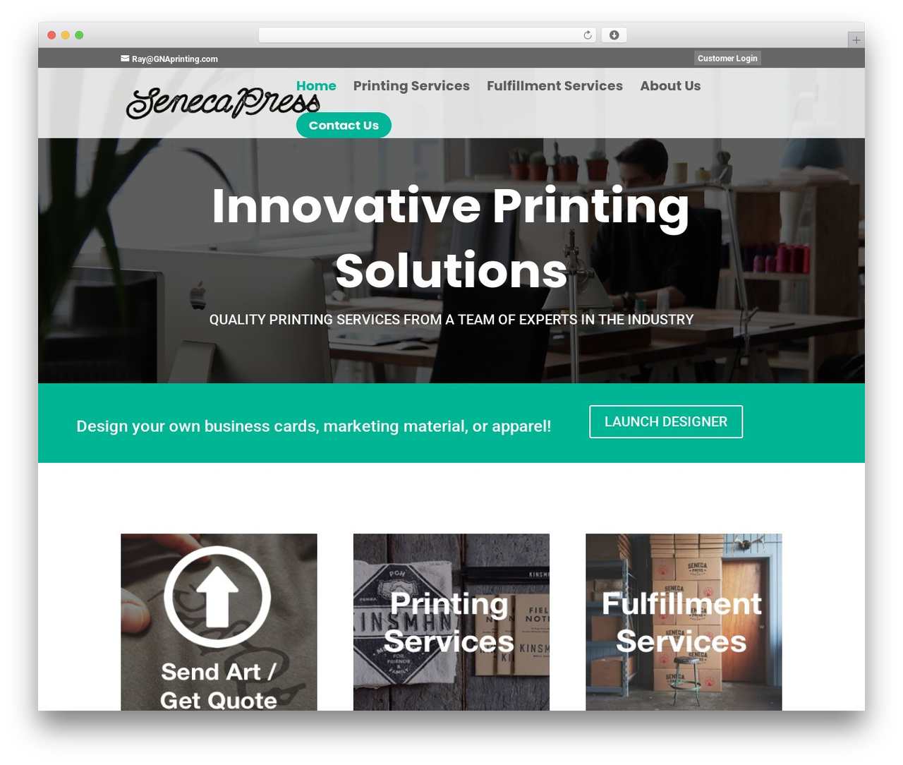 Divi WordPress theme - senecapress.com
