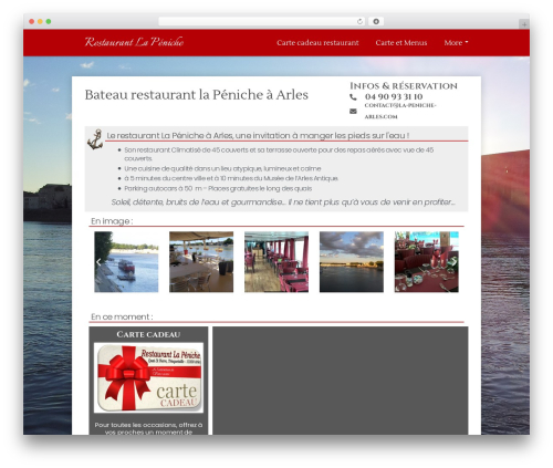 Espressionista premium WordPress theme - la-peniche-arles.com