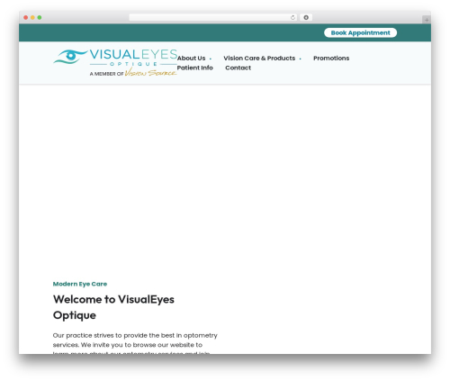 Flexsite WP theme - visualeyesmalvern.com