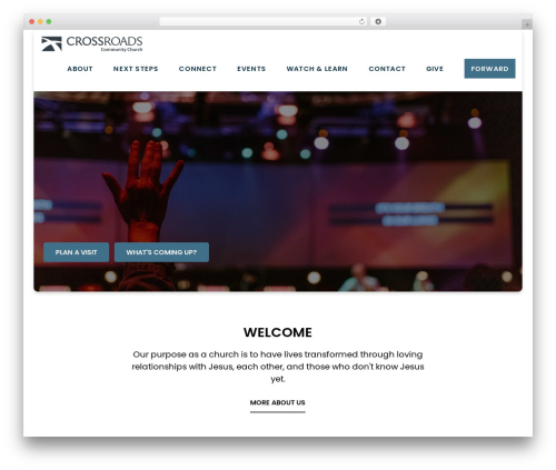 Float best WordPress theme - visitcrossroads.com