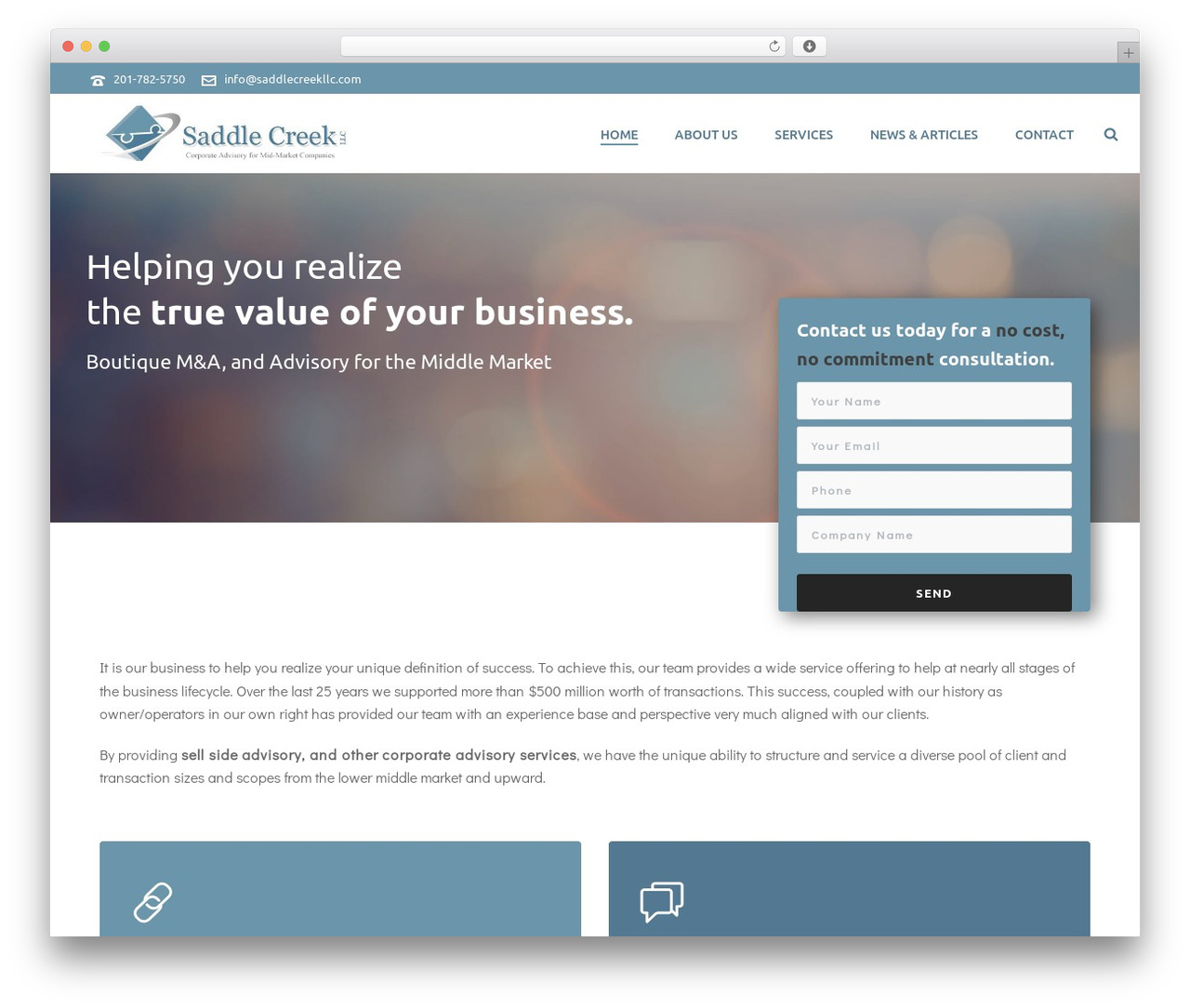 Jupiter WP theme - saddlecreekllc.com