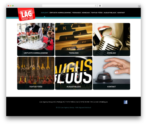 LAG theme WordPress - lag.ee
