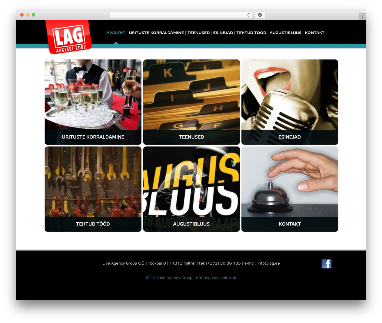 LAG theme WordPress - lag.ee