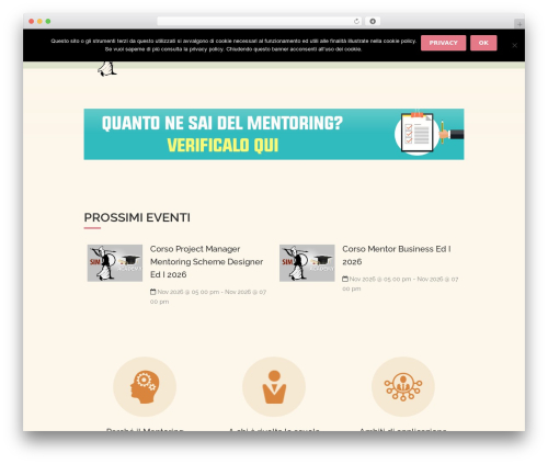 LMS theme WordPress - scuolaitalianadimentoring.com