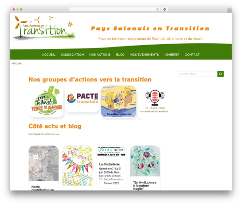 Panoramic WordPress theme free - salontransition.fr