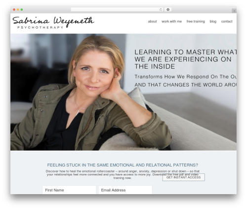 Relationship Blueprint theme WordPress - sabrinaweyeneth.com